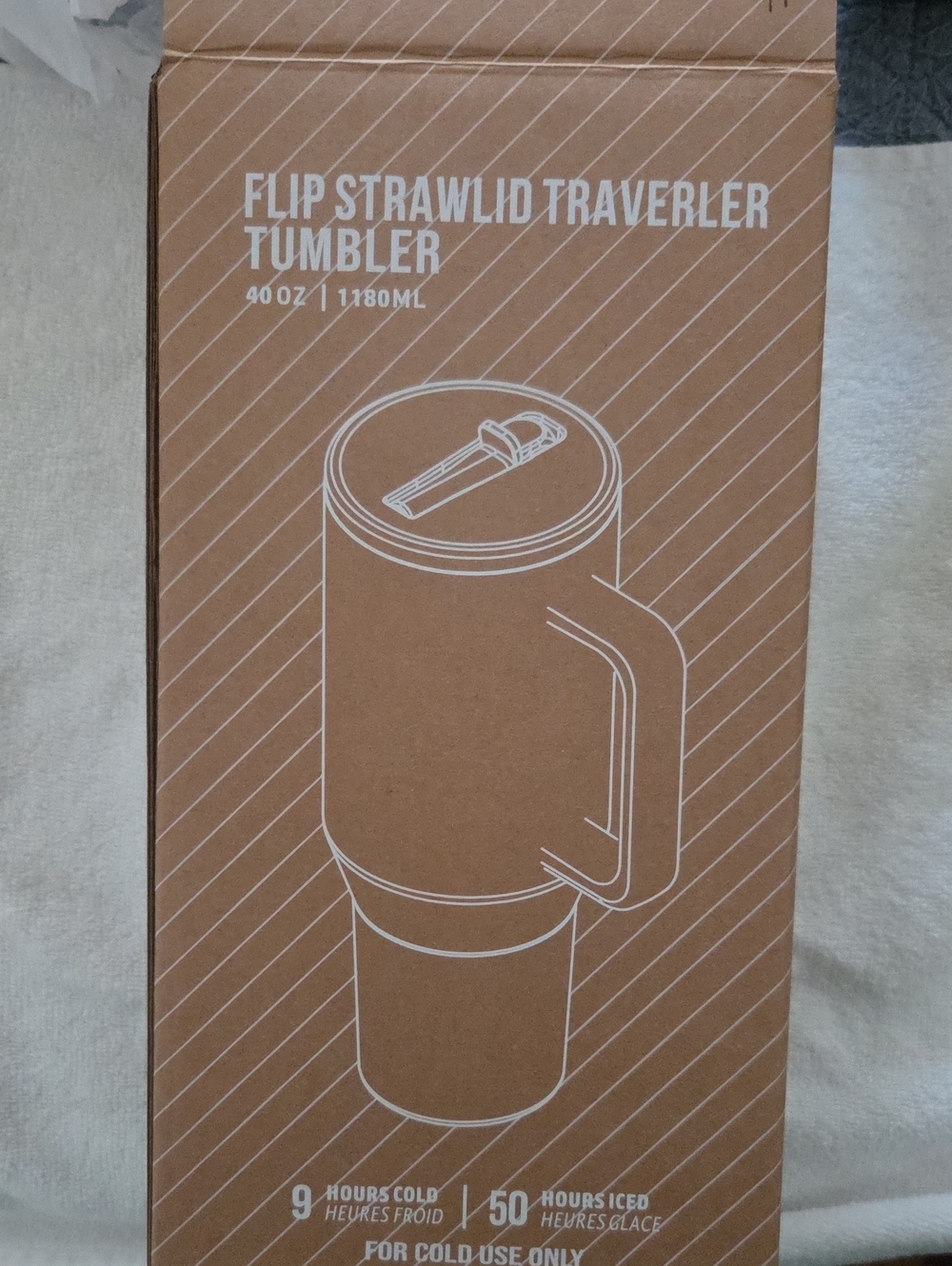 Flip Strawlid Traveler Tumbler - Blue - Unbranded